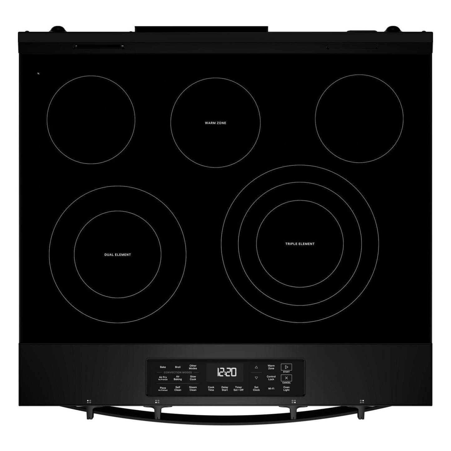 Cuisinière électrique Whirlpool de 30 po et de 5,3 pi³ avec cuisson à air - noire - YWSES5030SB
