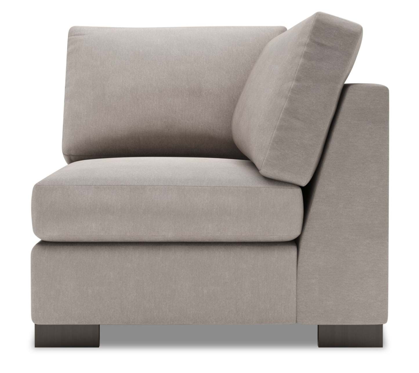 Sofa Lab Track Square Wedge - Pax Slate | Fauteuil carré en coin Track de la collection Sofa Lab - Pax Slate | TR883049