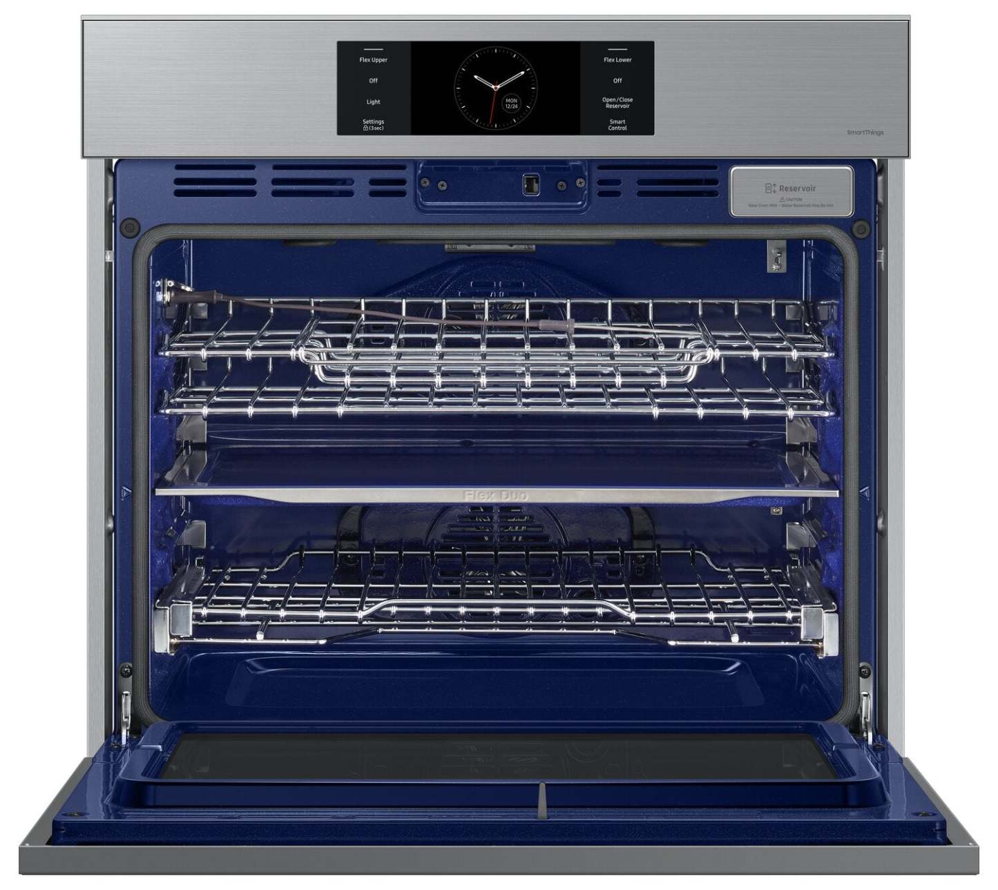 Four mural simple électrique Samsung de 30 po et de 5,1 pi³ avec caméra AI Pro CookingMC et Air Sous Vide - S…