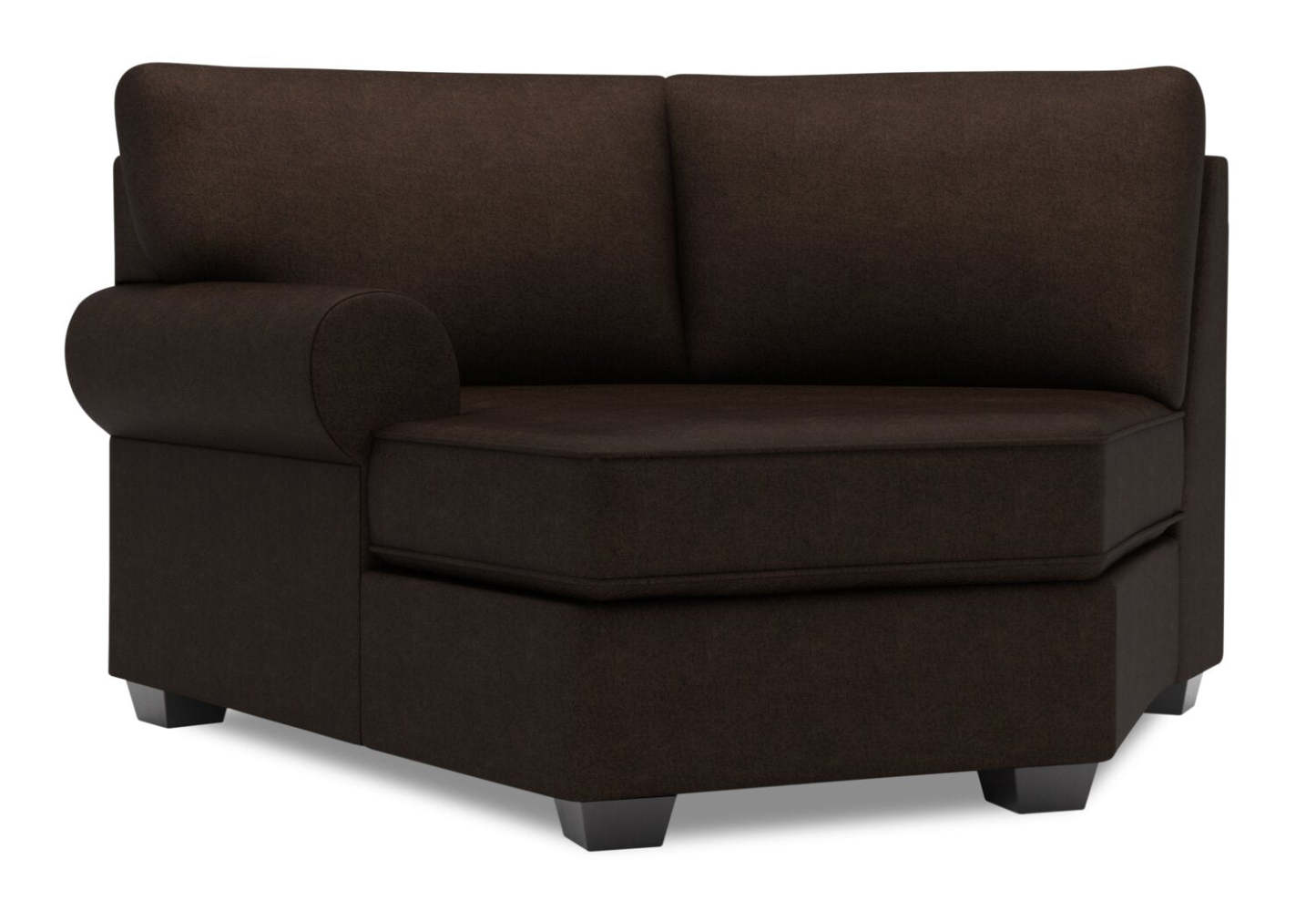 Sofa Lab Roll LAF Cuddler - Luxury Chocolate | Fauteuil Cuddler de gauche Roll de la collection Sofa Lab - Luxury Chocolate | RO873293