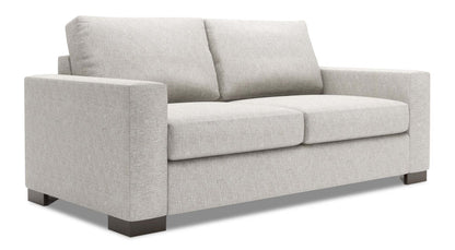 Fabriqué au Canada Canapé Personnalisable Sofa Lab Track 75 Canapé en Tissu Chenille de Taille Condo avec Accoudoirs - Argent Luxe | Canapé Track de Sofa Lab de 75 po de format condo fabriqué au Canada en tissu de chenille - Argent Luxe | TR092793