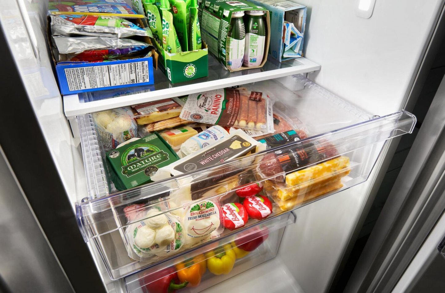 Réfrigérateur Whirlpool de 36 po et de 21 pi³ à compartiments juxtaposés - acier inoxydable résistant aux traces de doigts - WRSC5536RZ | Whirlpool 36 21 Cu. Ft. Side-by-Side Refrigerator - Fingerprint-Resistant Stainless - WRSC5536RZ