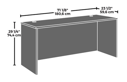Affirm 71.10 Commercial Grade Office Desk - Cerisier classique|Bureau Affirm de 71,10 po de qualité commerciale - cerisier classique