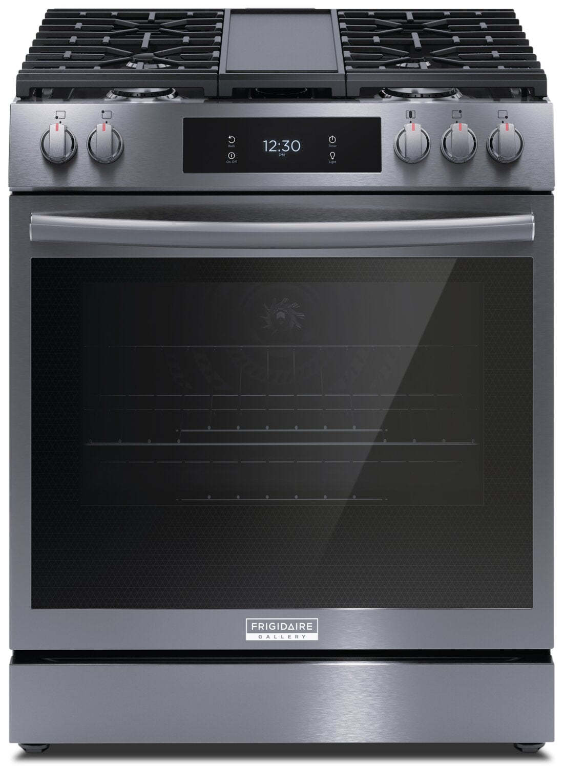 Cuisinière à gaz Frigidaire Gallery de 6 pi³ avec convection totale et friture à air - finition résistante aux taches® noire…
