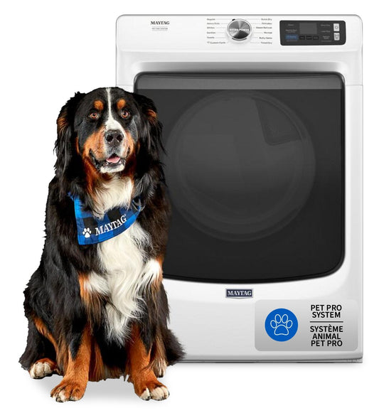 Maytag 7,4 pi3 Sécheuse à gaz intelligente Pet Pro - Blanc - MGD7020RW | Sécheuse à gaz intelligente Pet Pro de 7,4 pi3 de Maytag – MGD7020RW | MGD7020W