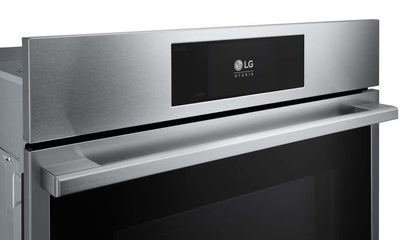 LG Studio 30 4,7 pi³ Four mural électrique avec convection véritable - Acier inoxydable résistant aux traces - W… | Four mural électrique LG Studio de 4,7 pi³ et de 30 po avec convection véritable - acier inoxydable …