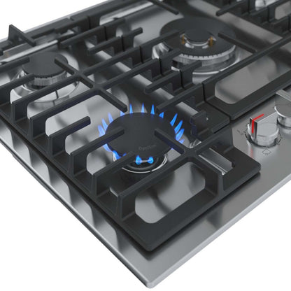 Surface de cuisson à gaz Bosch de série 800 de 30 po avec brûleur puissant à flamme double - NGM8059UC | NGM805UC
