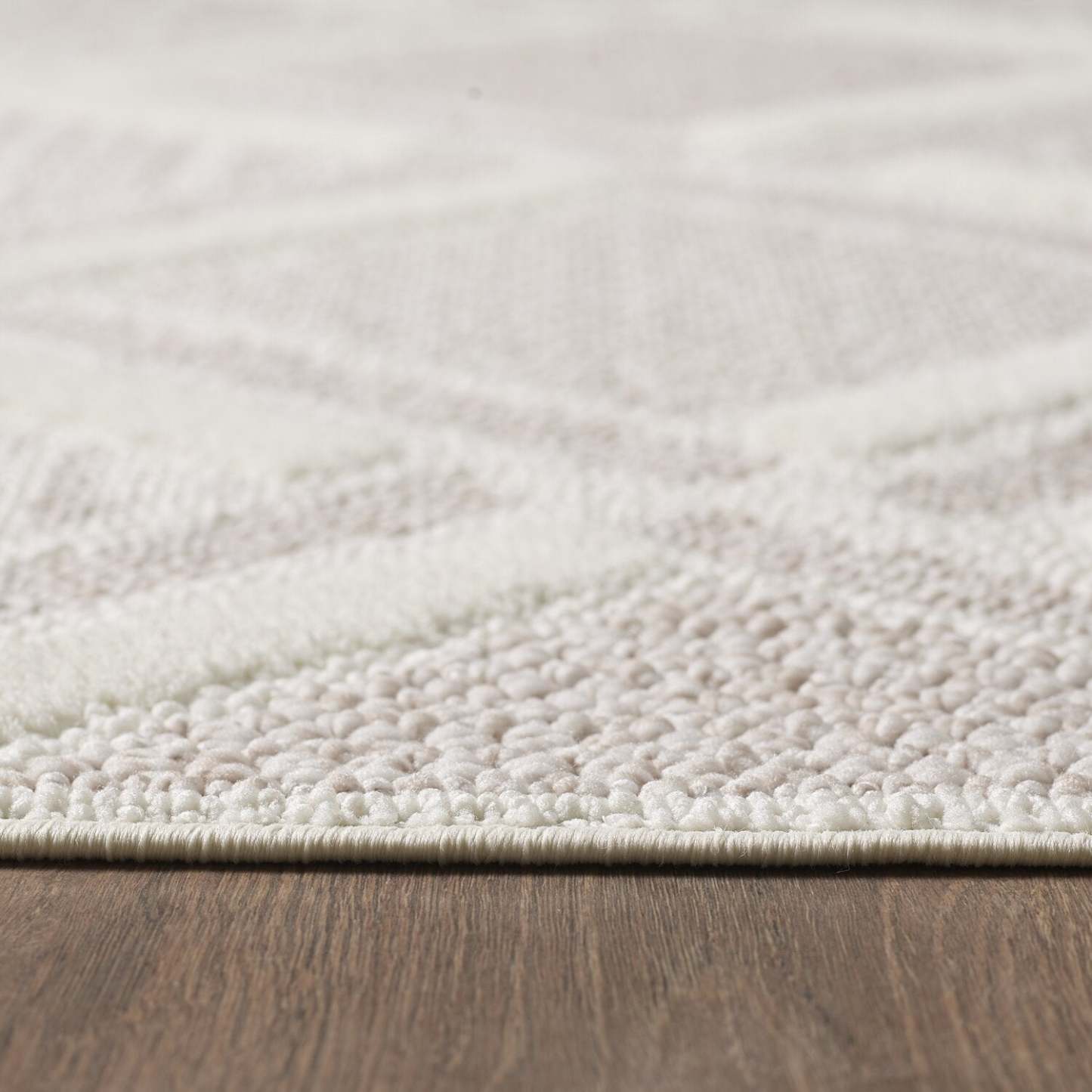 Tapis marocain beige Knox - 6'7 x 9'6 | Tapis Knox beige à motif marocain - 6 pi 7 po x 9 pi 6 po