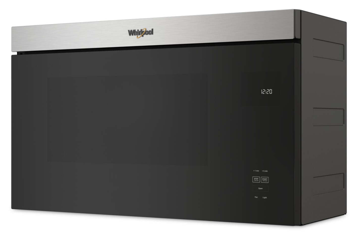 Tourbillon 1,1 Cu. Fort. Micro-ondes encastré avec 900 watts de cuisson - Résistant aux empreintes digitales… | Quatre à micro-ondes à hotte intégrée Whirlpool de 1,1 pi³ à installation affleurée avec cuisson à 900…