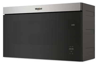 Tourbillon 1,1 Cu. Fort. Micro-ondes encastré avec 900 watts de cuisson - Résistant aux empreintes digitales… | Quatre à micro-ondes à hotte intégrée Whirlpool de 1,1 pi³ à installation affleurée avec cuisson à 900…