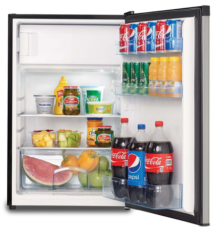 Danby 21,3 4,5 Cu. Fort. Réfrigérateur avec véritable congélateur - Acier inoxydable - DCR045B1BSLDB | Réfrigérateur Danby de 4,5 pi³ et de 21,3 po véritable avec congélateur - acier inoxydable - DCR045B…