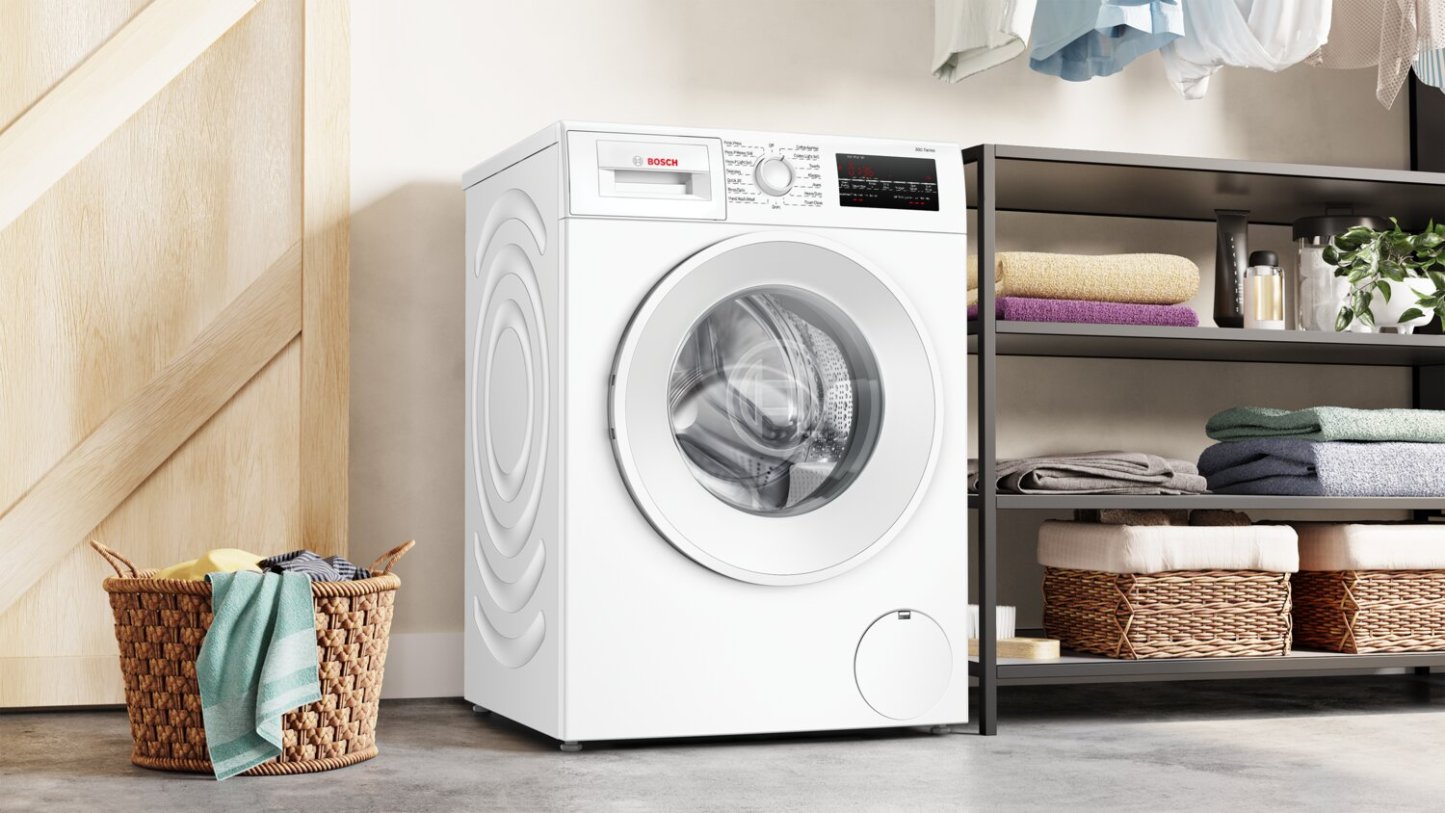 Bosch 300 Series 24 2.2 Cu. Ft. Laveuse compacte à chargement frontal - WGA14400UC | Laveuse compacte Bosch 24 po de série 300 à chargement frontal de 2,2 pi3 - WGA14400UC | WGA1440C