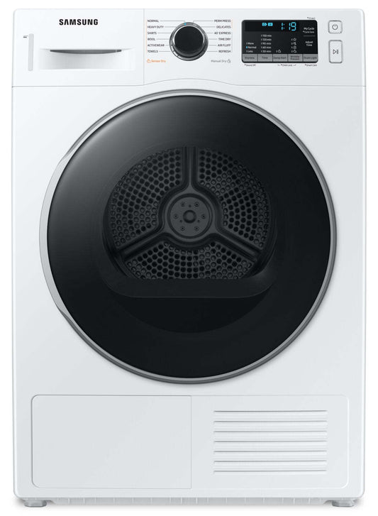 Sécheuse électrique Samsung de 24 po et de 4 pi³ - blanche - superposable - DV25B6800HW/AC | Samsung 24 4 Cu. Ft. Electric Dryer - White - Stackable - DV25B6800HW/AC