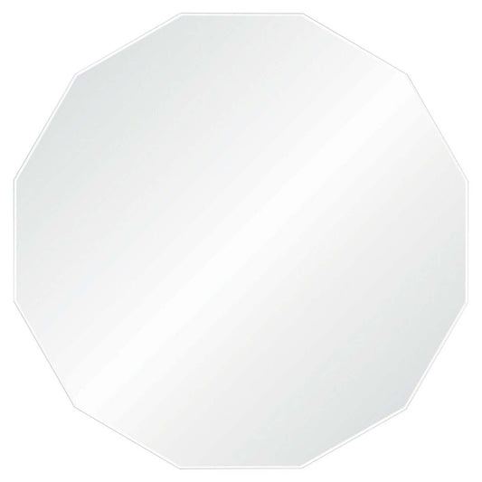 Miroir géométrique rond - 40 x 40 | Miroir rond avec formes géométriques - 40 po x 40 po | MT2444MR