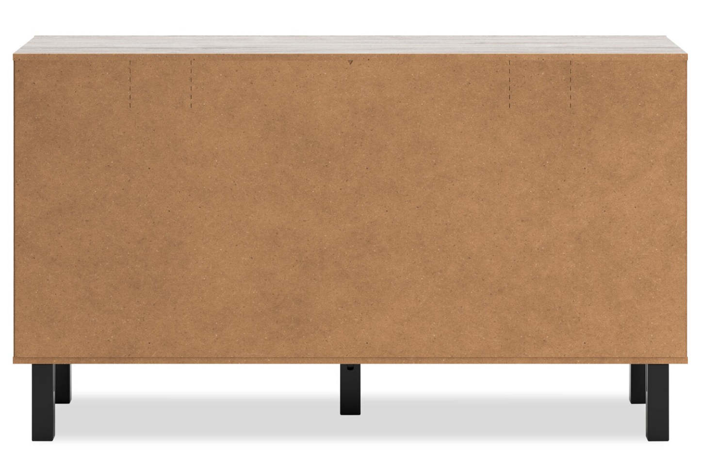 Commode Zen de 62 po (L) x 35,6 po (H) à 6 tiroirs pour la chambre à coucher - grise