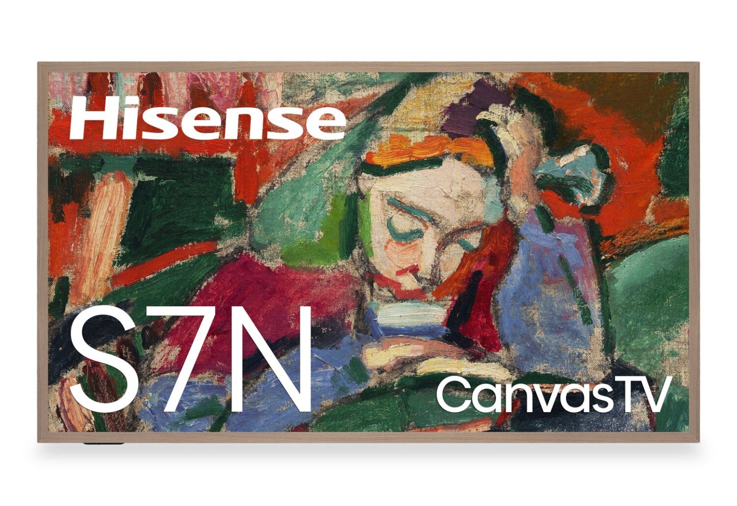 HISENSE 85 CanvasTV QLED 4K UHD Smart Google TV (85S7N) - Modèle 2024 | Téléviseur intelligent QLED HISENSE QD6QF CanvasTVMC UHD 4K de 85 po avec Google TVMC (85S7N) - modèle 2024