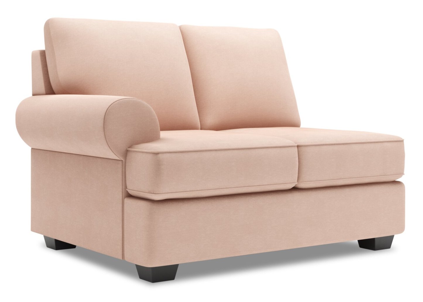 Sofa Lab Roll LAF Loveseat - Pax Rose | Causeuse de gauche Roll de la collection Sofa Lab - Pax Rose | RO233249