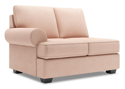 Sofa Lab Roll LAF Loveseat - Pax Rose | Causeuse de gauche Roll de la collection Sofa Lab - Pax Rose | RO233249