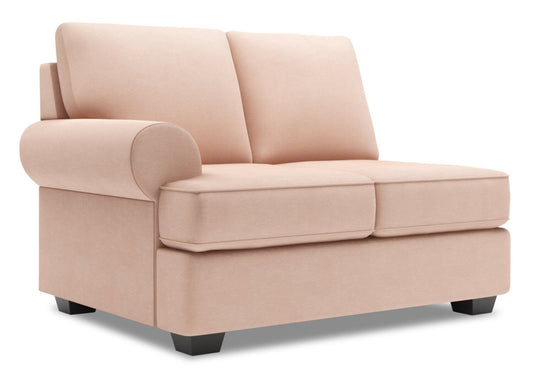 Sofa Lab Roll LAF Loveseat - Pax Rose | Causeuse de gauche Roll de la collection Sofa Lab - Pax Rose | RO233249