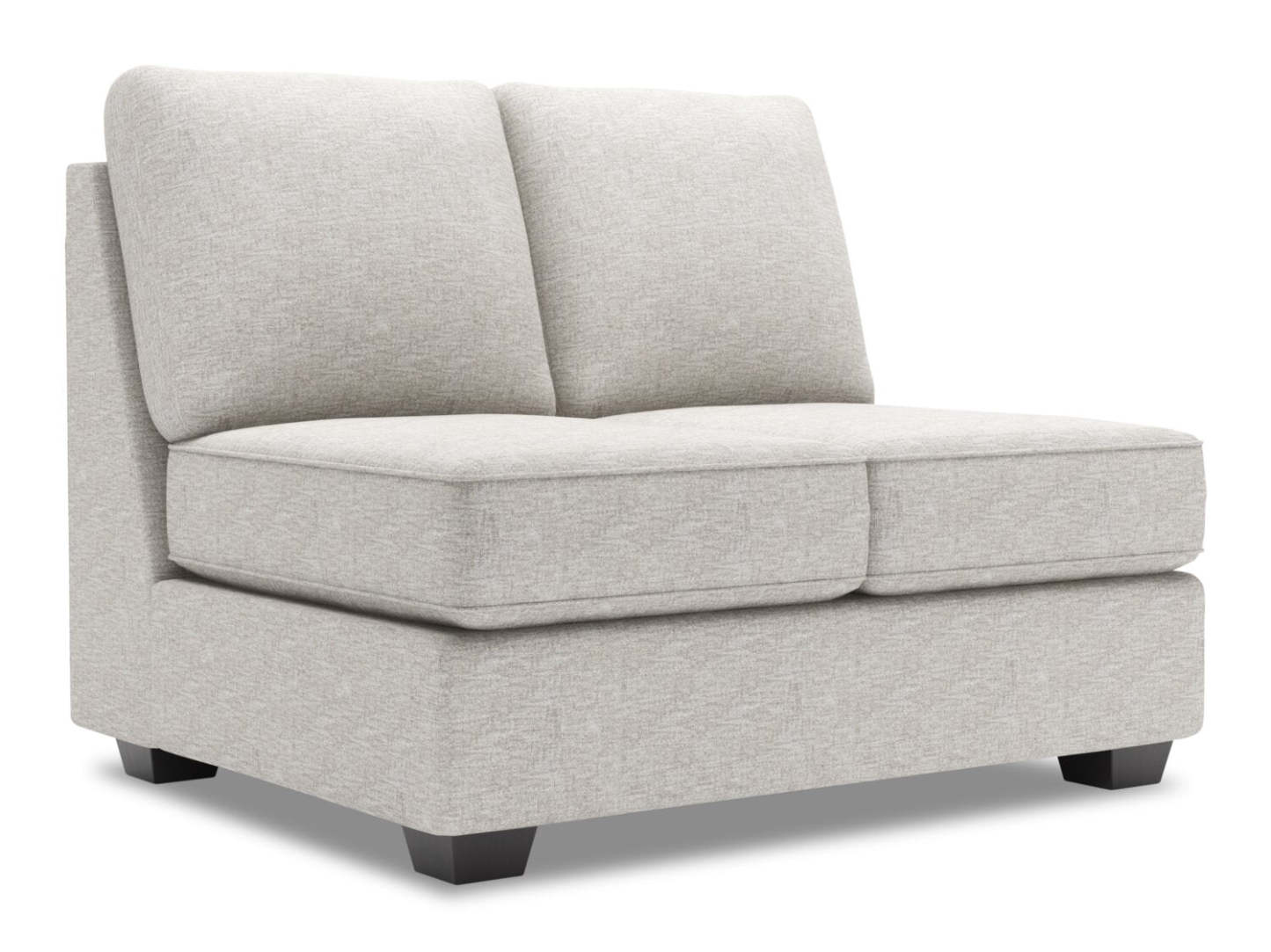 Sofa Lab Roll Causeuse sans accoudoirs - Luxe Argent | Causeuse sans accoudoirs Roll de la collection Sofa Lab - Luxe Argent | RO252793