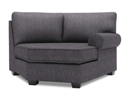 Canapé Lab Roll RAF Cuddler - Charbon de luxe | Fauteuil Cuddler de droite Roll de la collection Sofa Lab - Luxury Charcoal | RO862993