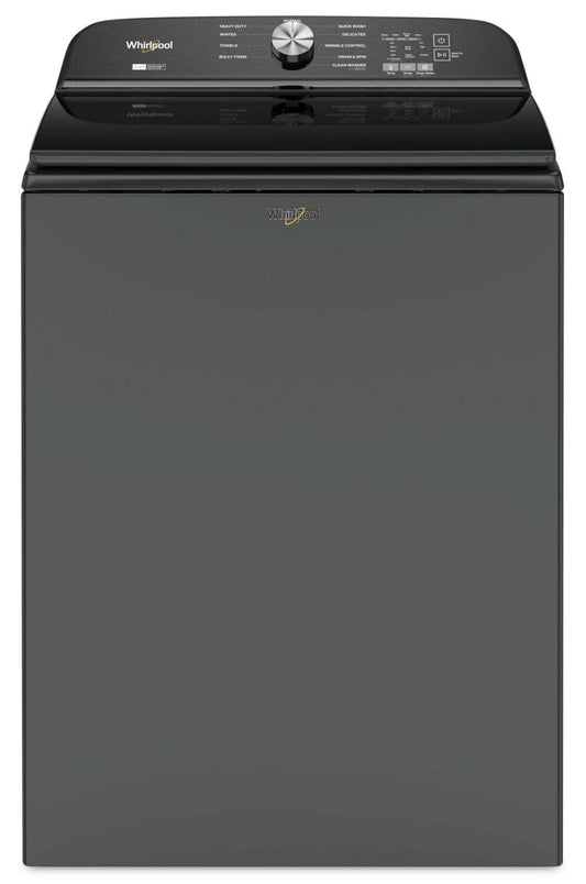 Laveuse Whirlpool à chargement par le haut de 6,1 pi³ - noir volcan - WTW6157PB