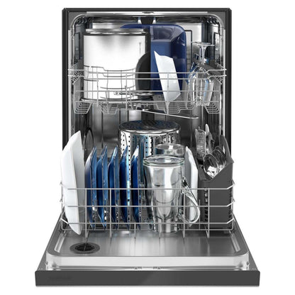 Lave-vaisselle encastrable à commande frontale Maytag 24 50 dBA - Acier inoxydable résistant aux empreintes digitales - MDB494… | Lave-vaisselle encastré Maytag de 24 po et de 50 dBA avec commandes à l'avant - acier inoxydable rés…
