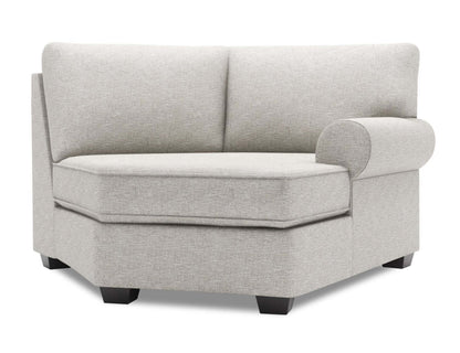 Canapé Lab Roll RAF Cuddler - Luxe Argent | Fauteuil Cuddler de droite Roll de la collection Sofa Lab - Luxury Silver | RO862793