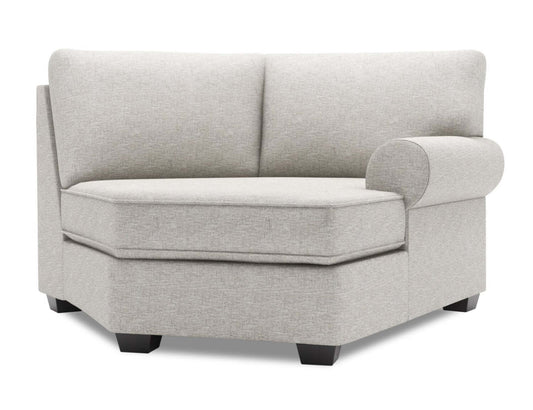 Canapé Lab Roll RAF Cuddler - Luxe Argent | Fauteuil Cuddler de droite Roll de la collection Sofa Lab - Luxury Silver | RO862793