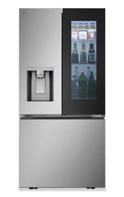 Réfrigérateur intelligent LG de 24,5 pi3 et de 33 po à portes françaises avec InstaViewMD - LF25S6560S | LG 33 24,5 Cu. Réfrigérateur intelligent à portes françaises avec InstaView® - LF25S6560S