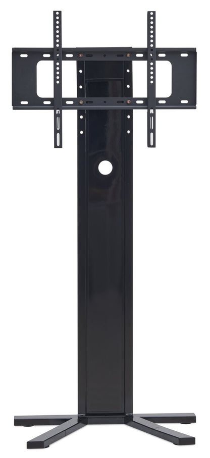 Meuble TV Miller avec support et gestion des câbles pour téléviseurs jusqu'à 80 po - Noir|Meuble pour téléviseur Miller avec support et système de gestion des câbles pour téléviseurs jusqu'à 80 po - noir