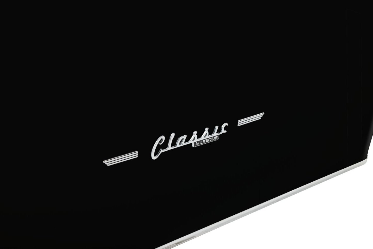 Réfrigérateur Classic Rétro par Unique de 36 po et de 21,4 pi3 de profondeur comptoir - noir minuit - UGP-595L B AC | U595LBAC