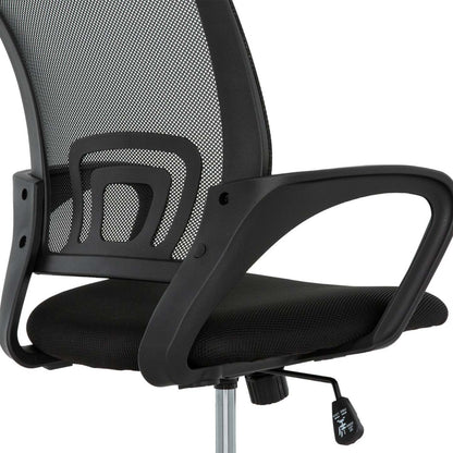 Sealy® Raven 25,2” Chaise de bureau ergonomique réglable avec rembourrage en mailles - noire | Chaise de bureau ergonomique réglable Raven de Sealy de 25,2 po avec rembourrage en mailles - noire
