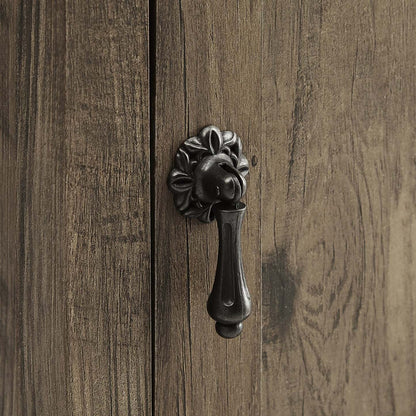 Table de nuit Theo à 1 tiroir avec armoire de rangement, 18 L x 25,75 H - Marron | Table de nuit Theo de 18 po (l) x 25,75 po (H) à 1 tiroir avec armoire de rangement - marron