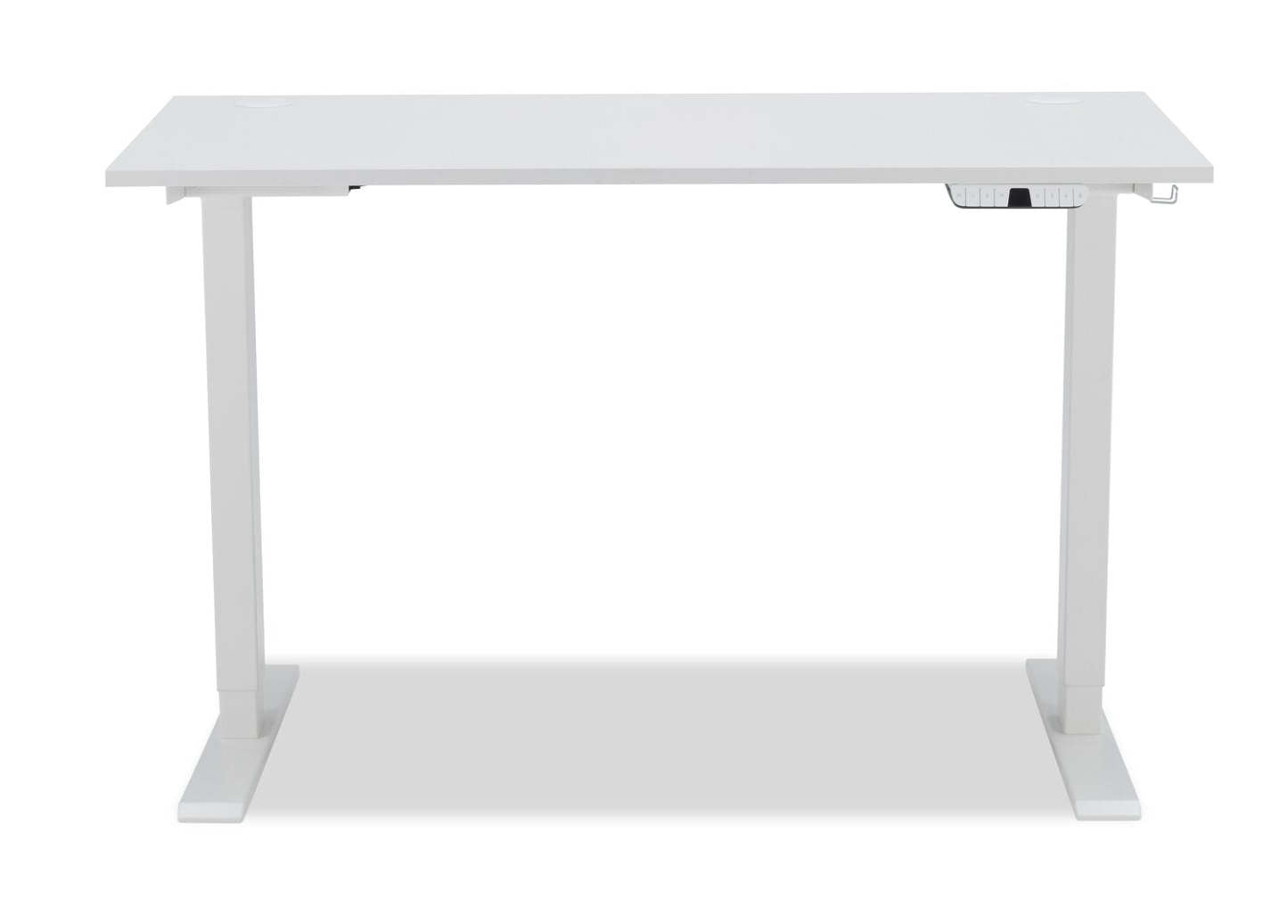 Carson 47.2 Dual-Motor Lift Office Desk - Matte White|Bureau relevable Carson de 47,2 po à deux moteurs - blanc mat