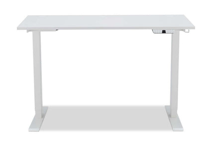 Carson 47.2 Dual-Motor Lift Office Desk - Matte White|Bureau relevable Carson de 47,2 po à deux moteurs - blanc mat