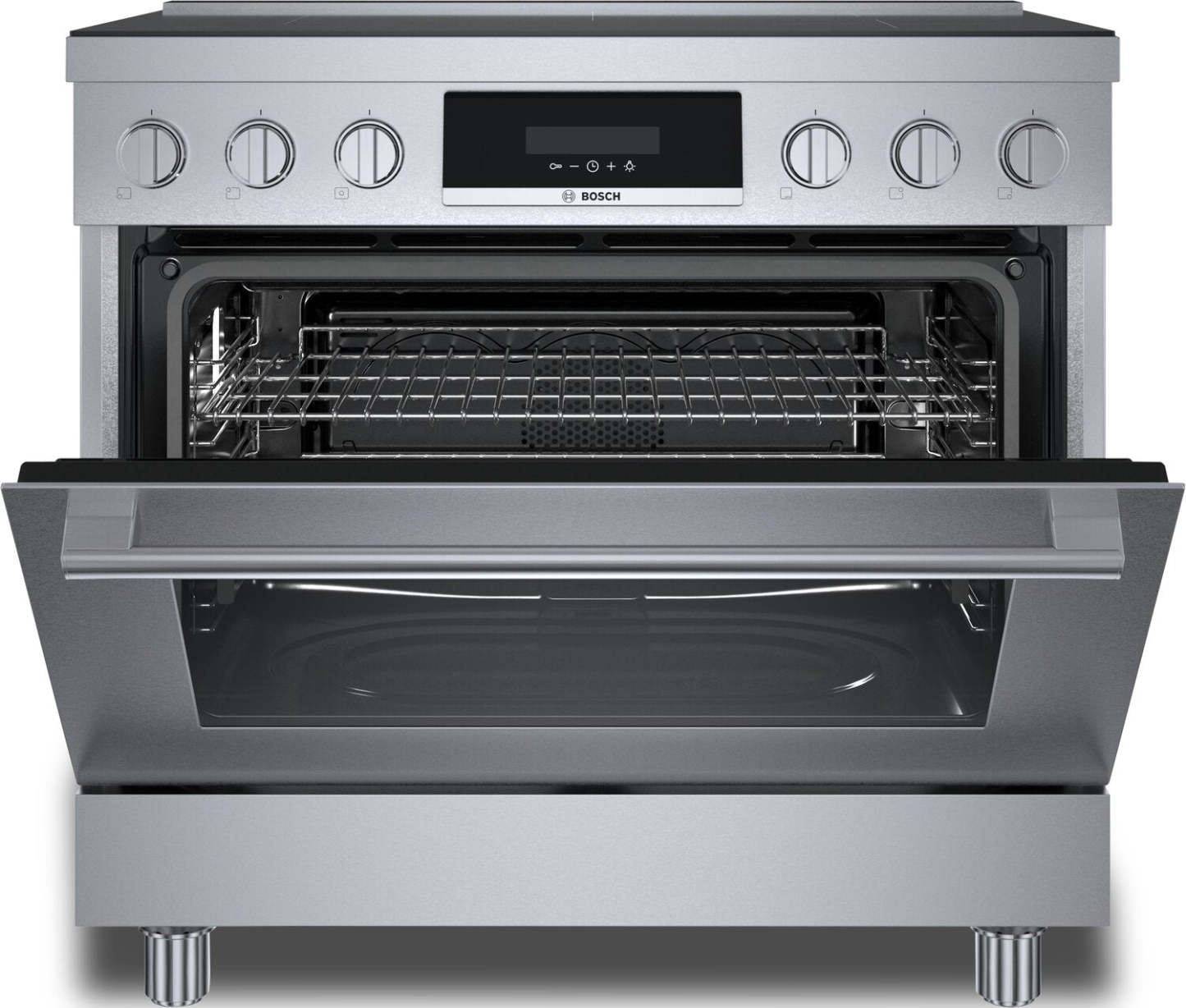 Cuisinière électrique à induction Bosch de série 800 de 3,7 pi3 - HIS8655C | SON8655C