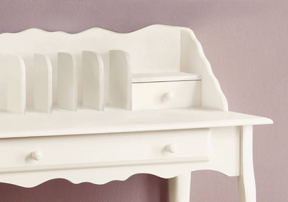Bureau de style Queen Anne Samantha 36 - Blanc|Bureau de style Queen Anne Samantha de 36 po - blanc