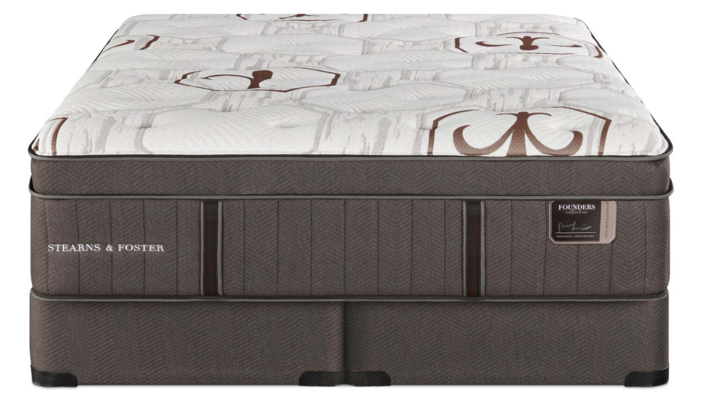 Stearns & Foster Founders Collection Cardiff City Eurotop King Mattress Set | Ensemble Eurotop Cardiff City de la collection Founders de Stearns & Foster pour lit king | CRDCTYKP