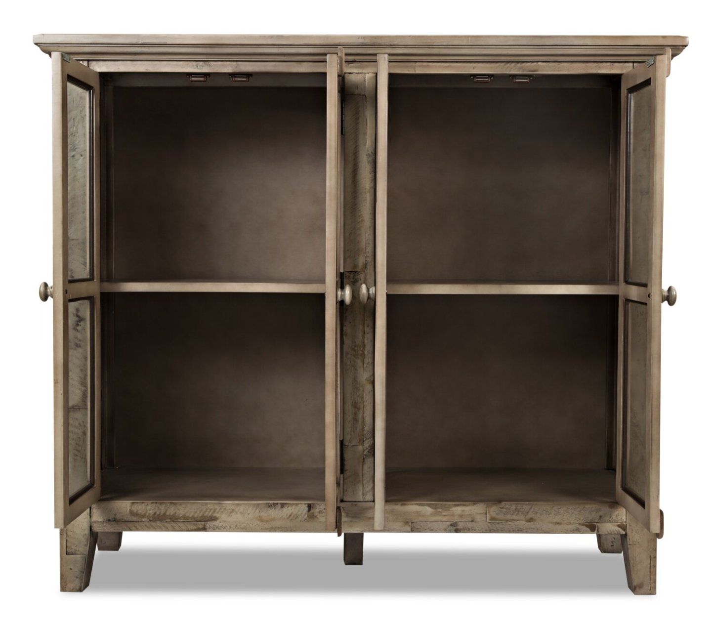 Rocco 48 4-Door Accent Cabinet - Natural Wood|Armoire décorative Rocco de 48 po avec 4 portes - bois naturel