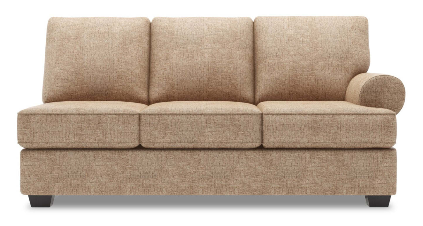 Canapé droit Roll de la collection Sofa Lab - Luxury Taupe | RO122893