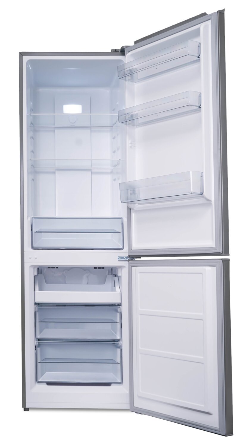 Réfrigérateur Danby de 10,3 pi³ et de 23,7 po à congélateur inférieur - acier inoxydable - DBMF100B1SLDB | Danby 23.7 10.3 Cu. Ft. Bottom-Mount Refrigerator - Stainless Steel - DBMF100B1…