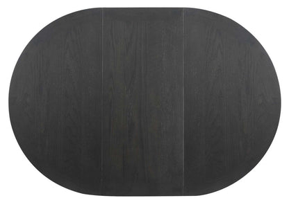 Table de salle à manger à hauteur de comptoir Dena avec rallonge de 42 à 60 W, ronde - Gris | Table de salle à manger ronde Dena de 42 po à 60 po (L) de hauteur comptoir et avec rallonge - grise