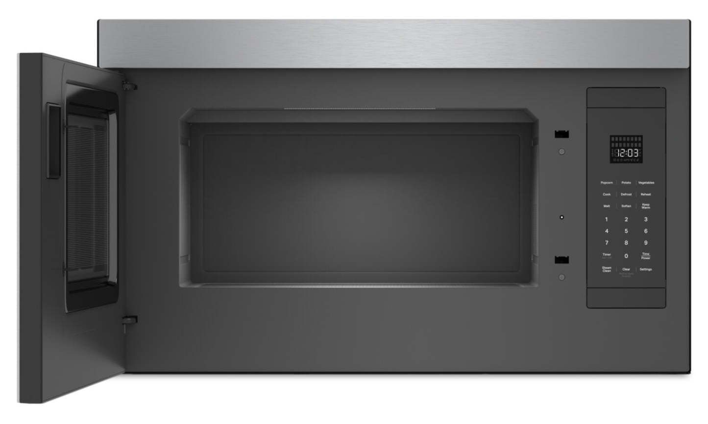 Quatre à micro-ondes à hotte intégrée KitchenAid de 1,1 pi³ à installation affleurée avec cuisson à 900 Watts - Acier inoxydable PrintShield…