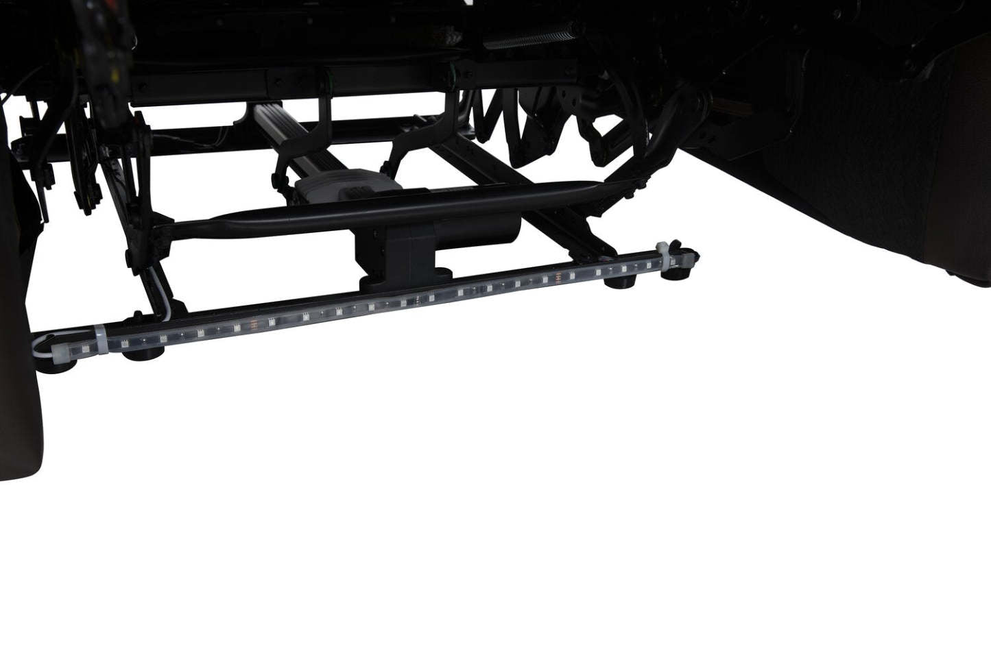 Fauteuil à inclinaison électrique Escape de 39 po avec appuie-tête électrique et son ambiophonique - tissu d’apparence cuir brun foncé | ESCABRPC