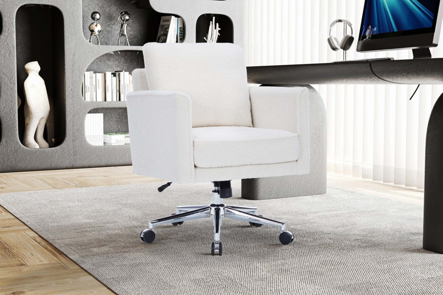 Chaise de bureau réglable Sealy® Dove 26 - Ivoire | Chaise de bureau réglable Dove de Sealy de 26 po - ivoire | DOVESCHR