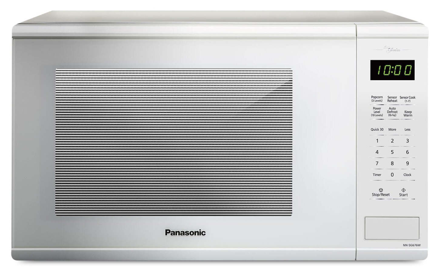 Panasonic Genius® 1,3 Cu. Fort. Micro-ondes de comptoir - NNSG676WC | Four à micro-ondes de comptoir Panasonic de 1,3 pi3 - NNSG676WC | NNSG67CW