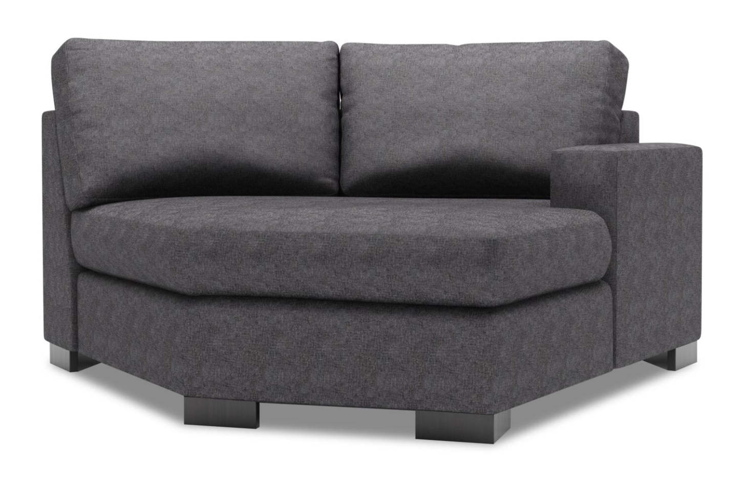 Sofa Lab Track RAF Cuddler - Luxury Charcoal | Fauteuil Cuddler de droite Track de la collection Sofa Lab - Luxury Charcoal | TR862993