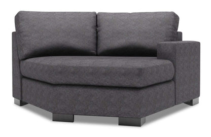 Sofa Lab Track RAF Cuddler - Luxury Charcoal | Fauteuil Cuddler de droite Track de la collection Sofa Lab - Luxury Charcoal | TR862993