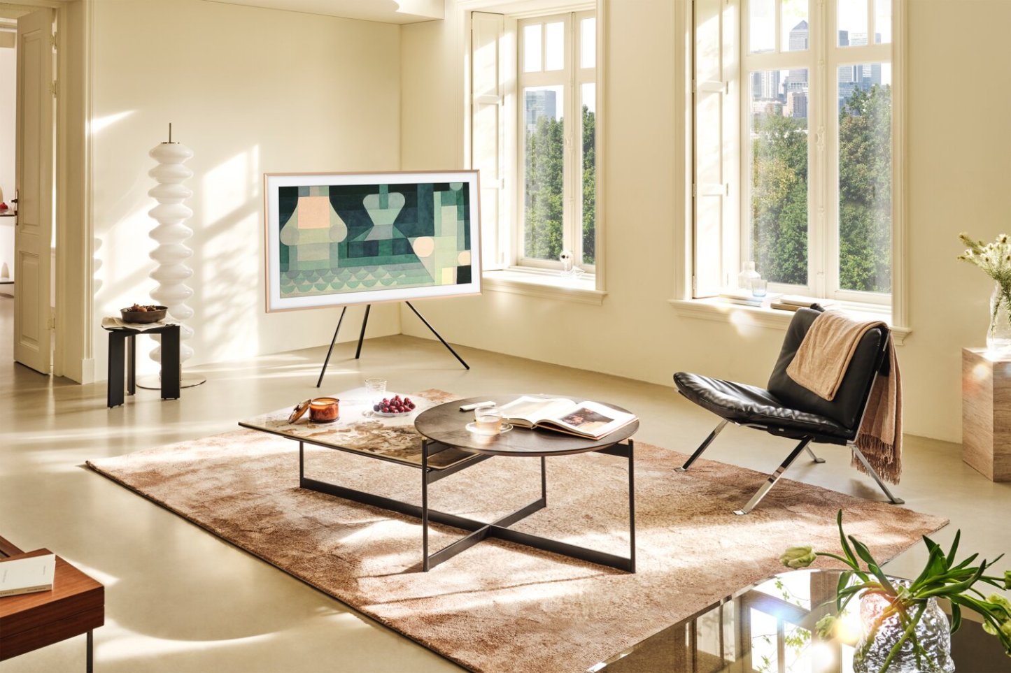 SAMSUNG 85 LS03FW The Frame Neo QLED Vision AI 4K UHD Smart Tizen OS TV (QN85LS03FWFXZC) - Modèle 2025 | Téléviseur intelligent Neo QLED SAMSUNG LS03FW The Frame UHD 4K de 85 po avec Vision AI et système d’exploitation Tizen (QN85LS03FWFXZC) - modèle 2025